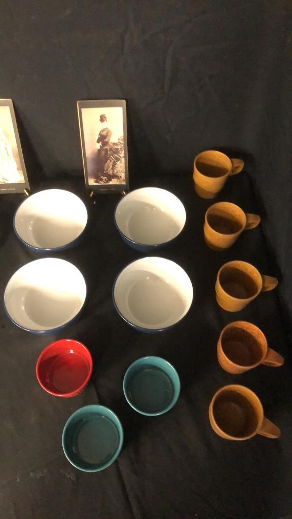 US MILITARY MESS HALL BROWN MUGS, TEA CUPS, & MORE