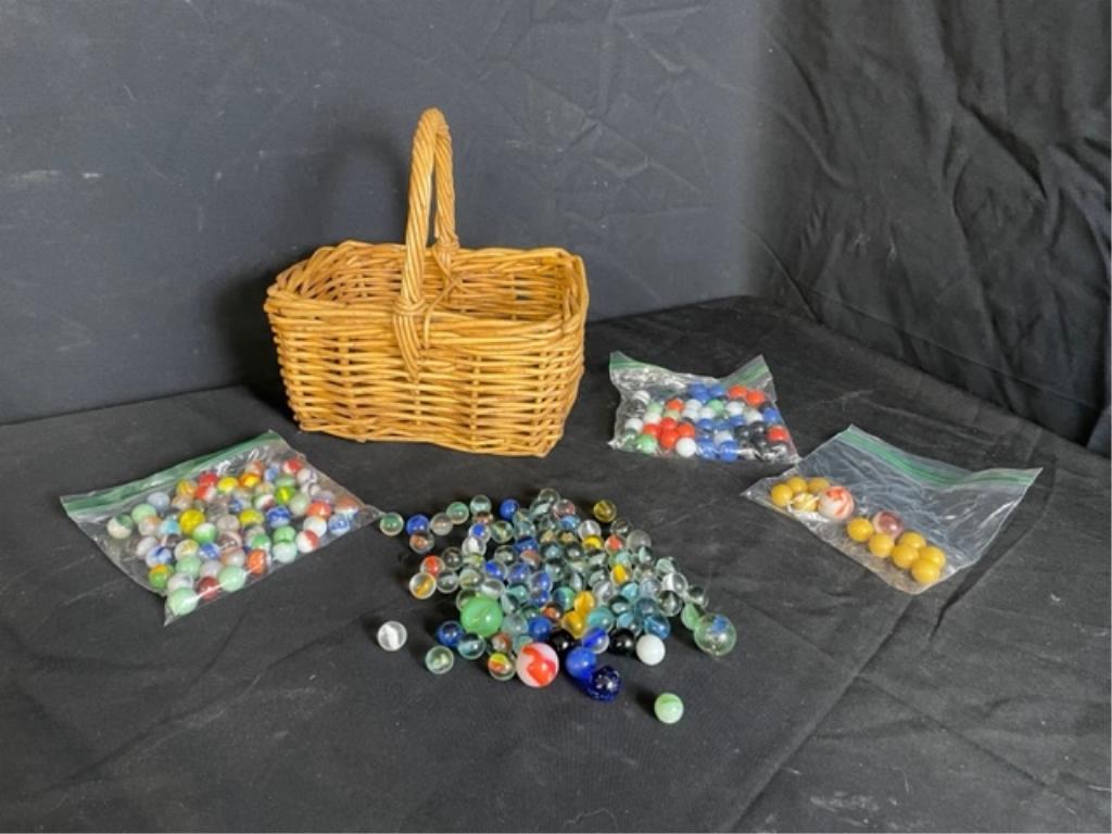 3.5LB OF MARBLES