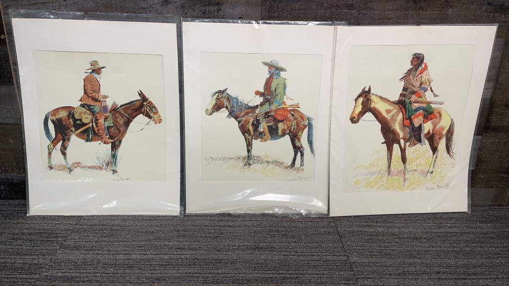 FREDERIC REMINGTON 1901 CHROMOLITHOGRAPHS