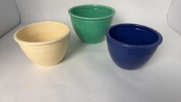 VINTAGE FIESTAWARE MIXING NESTING BOWLS