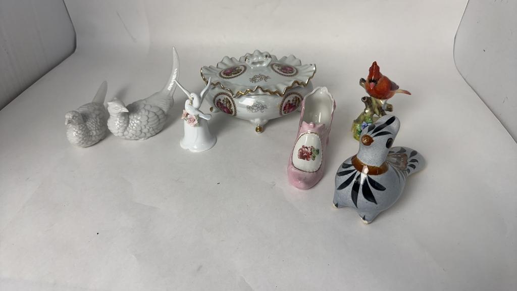 PORCELAIN LADIES DECOR, TONALA BIRD, & MORE