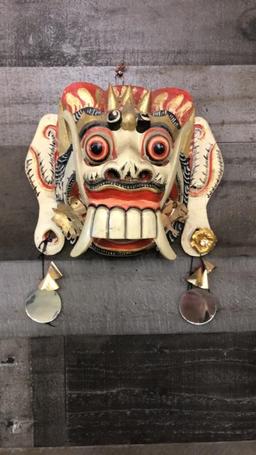 BALINESE MYTH MASK, GUIRO FROG, & MORE