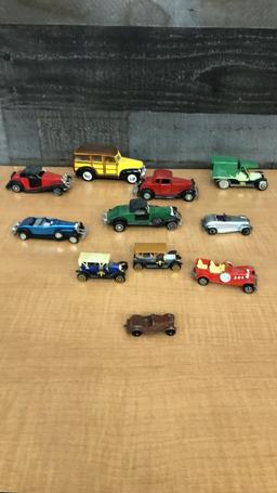 VINTAGE TOY CARS: BUGATTI 150, PEUGEOT, & MORE