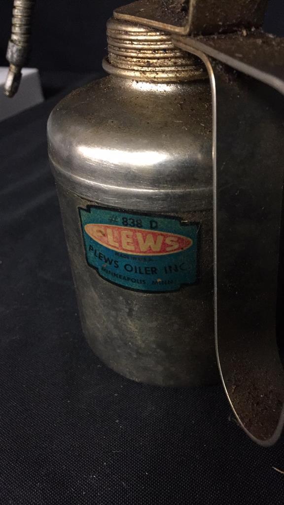 6) ANTIQUE OILER CANS: EAGLE, PEWS, & MORE