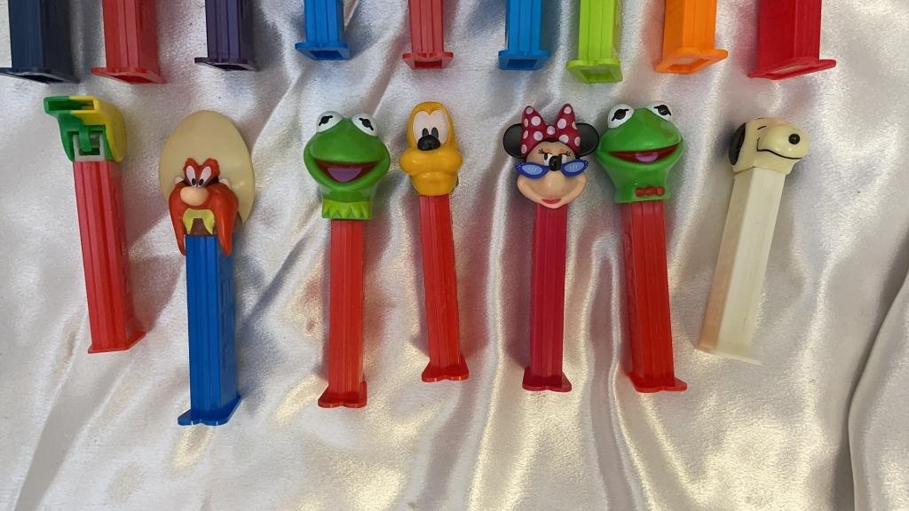 VINTAGE PEZ DISPENSERS: BATMAN, KERMIT, & MORE