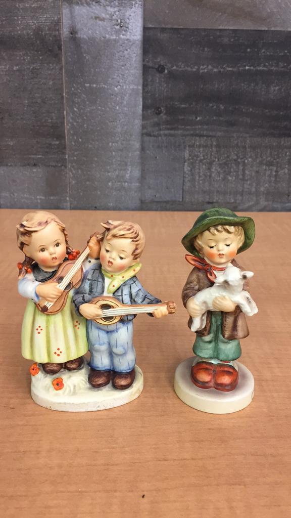 M.I HUMMEL FIGURINE BIRTHDAY SERENADE & LOST SHEEP