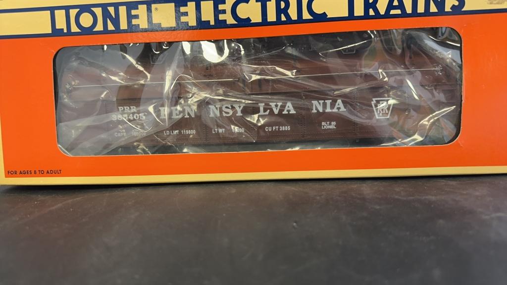 LIONEL ELECTRIC TRAINS PENN GONDOLA W COIL COVERS