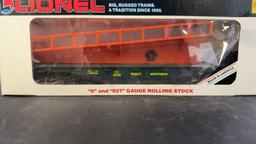 LIONEL "O" GAUGE GREAT NOTHERN BARREL RAMP CAR