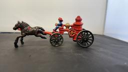 CAST IRON STEAM WAGON, JOHN DEERE & INTERNATIONAL