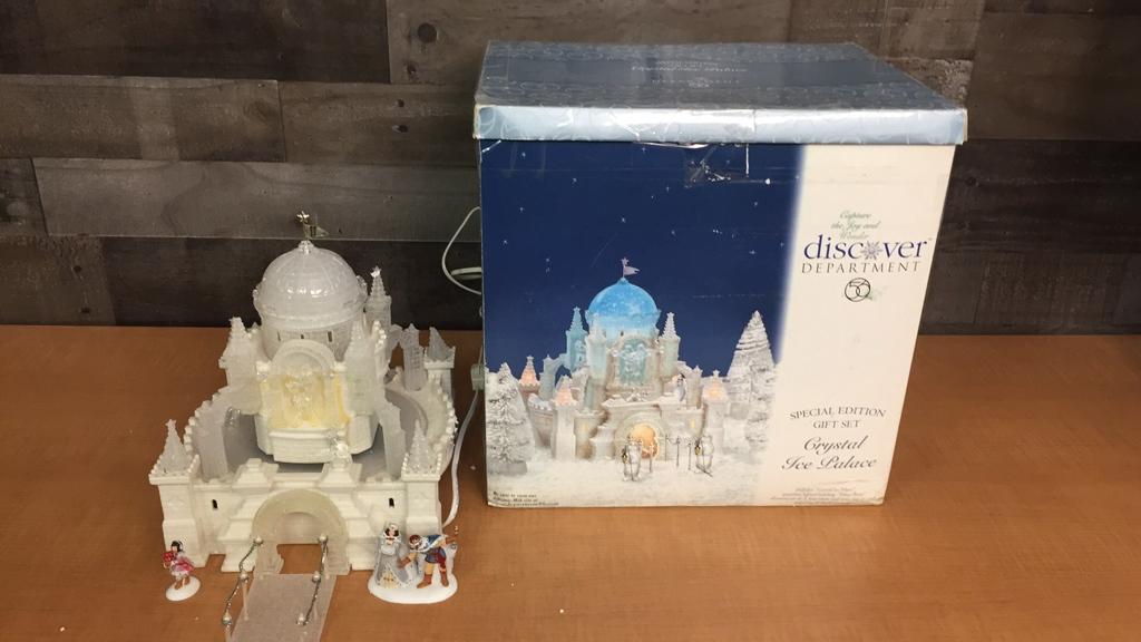 DEPARTMENT 56 CRYSTAL ICE PALACE SET