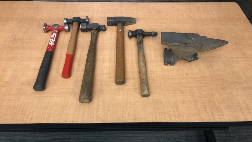 HAMMERS AND SMALL ANVIL