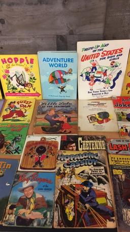 VINTAGE DISNEY & KIDS BOOKS & "SPORT" MAGAZINES