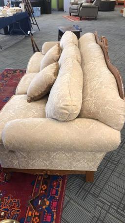 CLIFFORD'S UPHOLSTERY FRENCH VICTORIAN STYLE SOFA