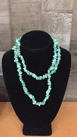 TURQUOISE STONE BEAD NECKLACES & MORE