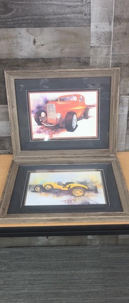 BRUCE WHITE CLASSIC CAR WATERCOLOR PRINTS