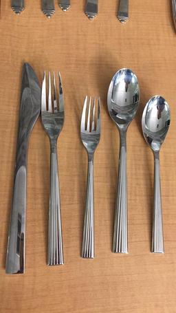 11) FULL COURSE FLATWARE SETS: ROSENTHAL & MORE