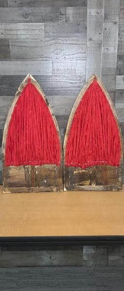 PAIR OF VINTAGE STYLE DECOR WINDOW ARCHES