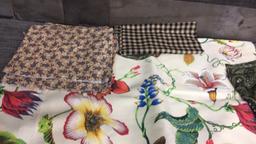 VARIOUS FABRICS AND LINENS