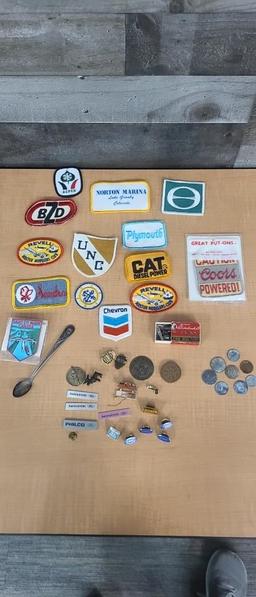 ANTIQUE GERMAN COINS, PINS, PATCHES, & MORE