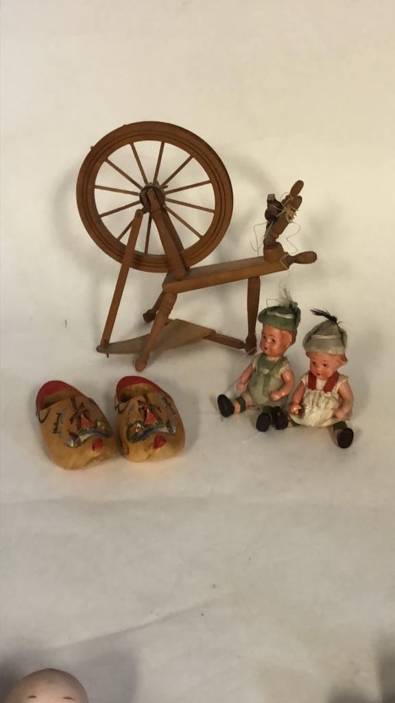 CHAIR PIN CUSHION, CULTURAL FIGURINES & MORE