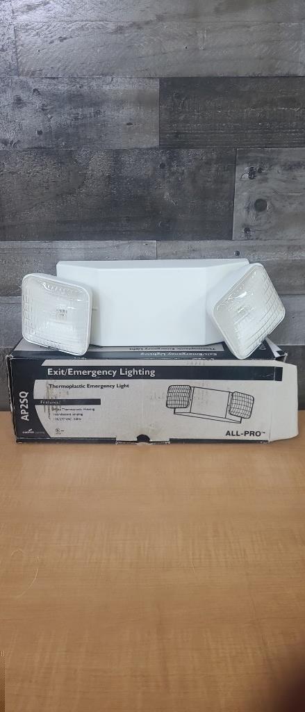 ALL PRO AP2SQ THERMOPLASTIC EMERGENCY LIGHTING