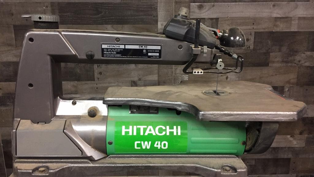 HITACHI VARIABLE SPEED SCROLL SAW CW40