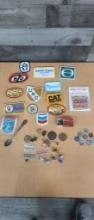 ANTIQUE GERMAN COINS, PINS, PATCHES, & MORE