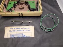 LIONEL "O" GAUGE OPERATING HORSE AND CORRAL