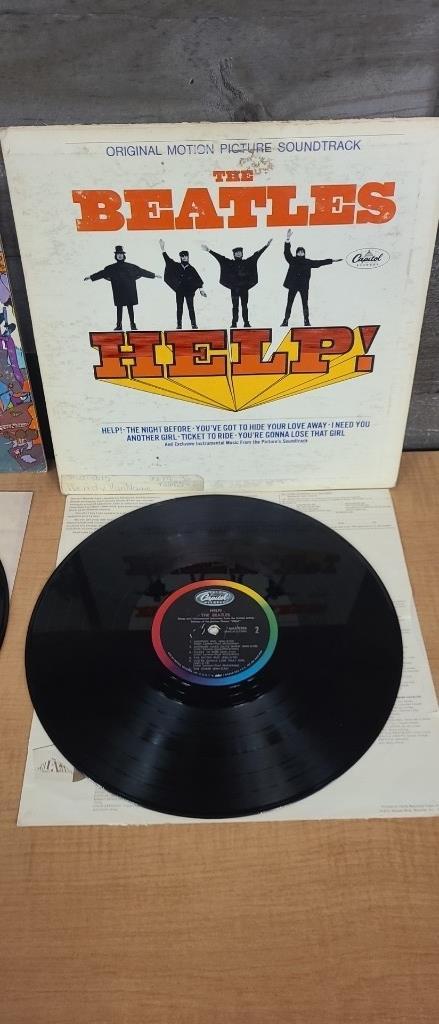 THE BEATLES VINYL: YELLOW SUBMARINE & HELP! OST