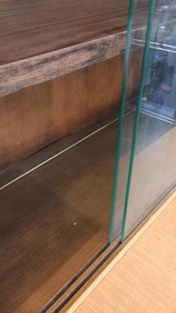 GLASS FRONTED DISPLAY CABINET