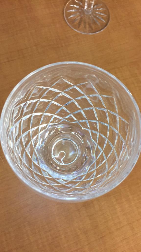 6) WATERFORD CRYSTAL COMERAGH WATER GOBLETS