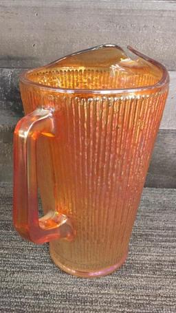 JEANETTE MARIGOLD CARNIVAL TREE BARK PITCHER