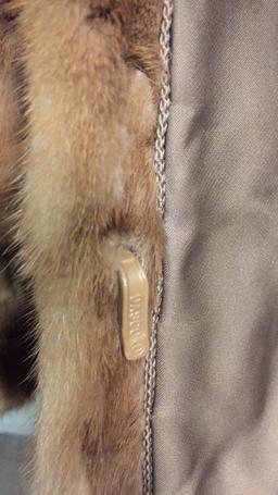 VINTAGE DASCO FUR COAT FULL LENGTH TRENCH COAT