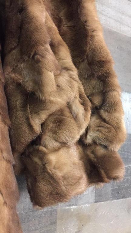 VINTAGE DASCO FUR COAT FULL LENGTH TRENCH COAT