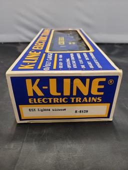K-LINE ELECTRIC TRAINS CSX LIGHTED CABOOSE