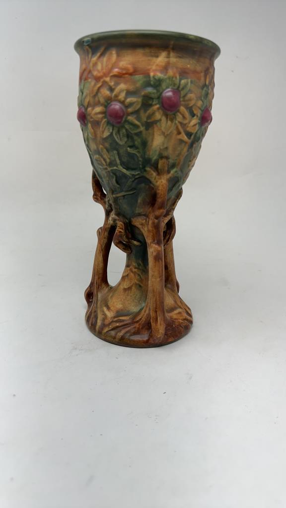 WELLER 1920s "WOODCRAFT" GOBLET VASE