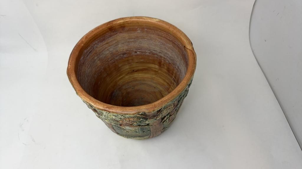 WELLER 1920s "WOODCRAFT" JARDINIERE FOREST PLANTER