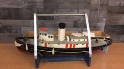 1955 VECO OCEAN-GOING TUG BOAT MODEL SHIP