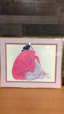 "CIVIA" SIGNED PRINT BY R.C GORMAN