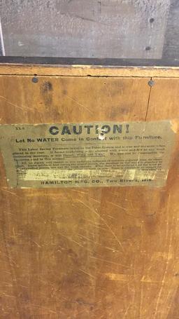 HAMILTON TWO RIVERS TYPESETTING CABINET