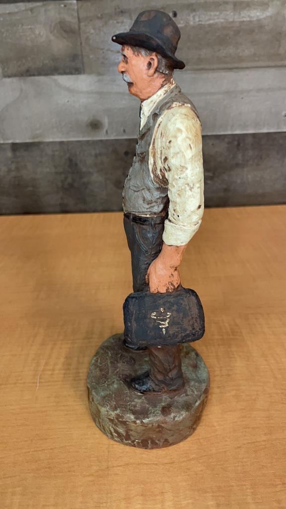 MICHAEL GARMAN INK SIGNED "FRONTIER DOCTOR" STATUE