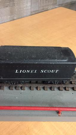 MARX "8" LOCOMOTIVE & LIONEL SCOUT TRAIN DISPLAY