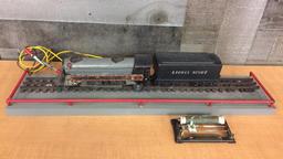 MARX "8" LOCOMOTIVE & LIONEL SCOUT TRAIN DISPLAY