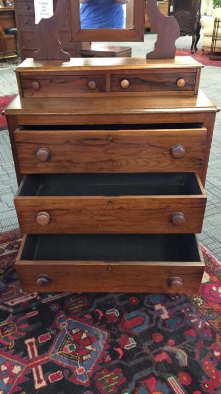 VINTAGE COUNTRY OAK VANITY DRESSER