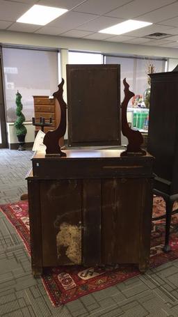 VINTAGE COUNTRY OAK VANITY DRESSER