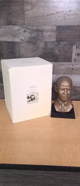 LENOX EBONY VISIONS "PRESIDENT BARACK OBAMA BUST"