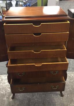 FRENCH LOUIS XV STYLE TALL DRESSER CHEST