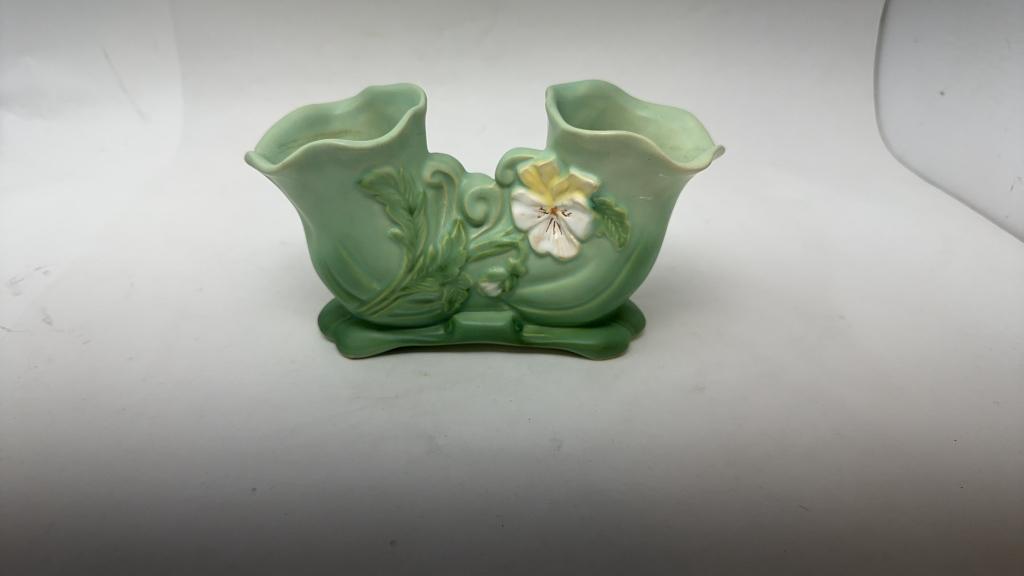 WELLER 1940s "GLORIA" DOUBLE VASE