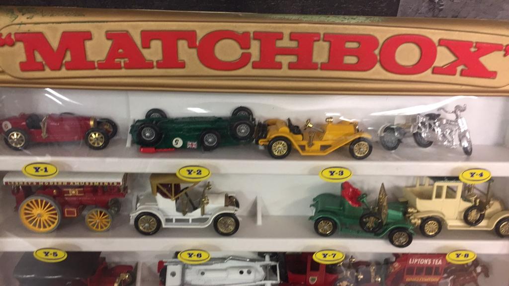 LESNEY MATCHBOX "MODELS OF YESTERYEAR" DISPLAY