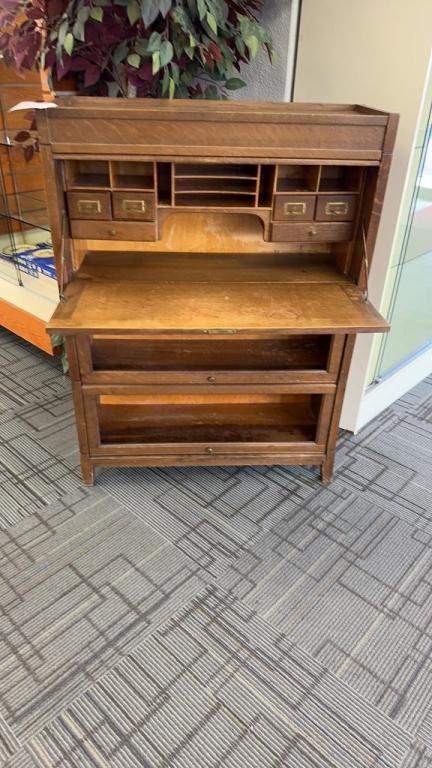 ANTIQUE GRAND RAPIDS GRM LAWYER BOOKCASE